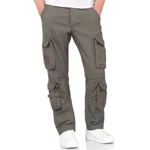 Surplus Airborne Slim Fit Cargo Trousers Olive Green