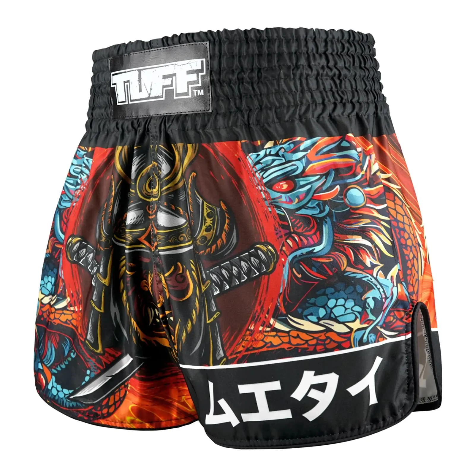 TUFF High Cut Retro Style Shorts - Seraphic Seiryu Samurai Saga