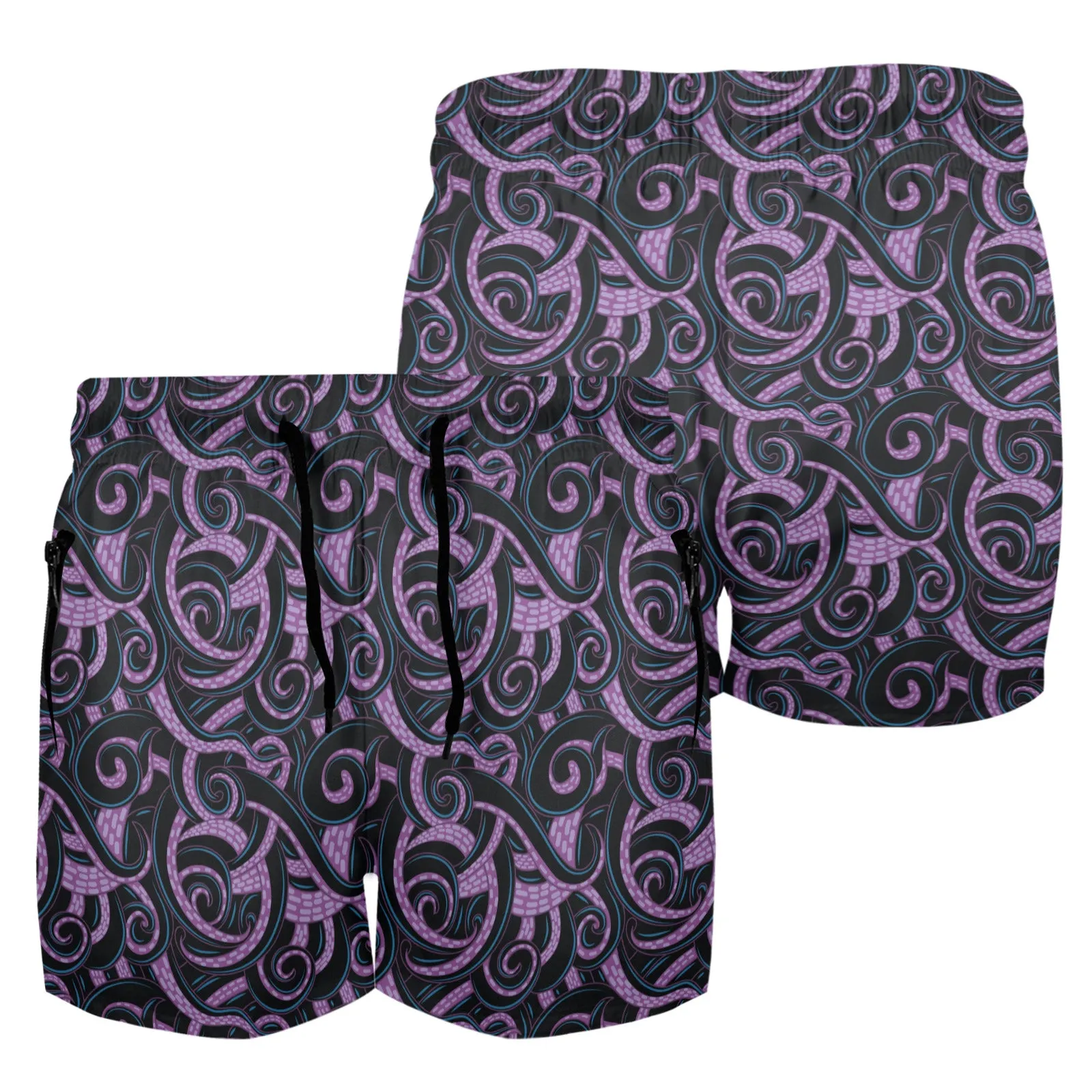 Ursula Tentacles Men's Quick Dry Athletic Shorts