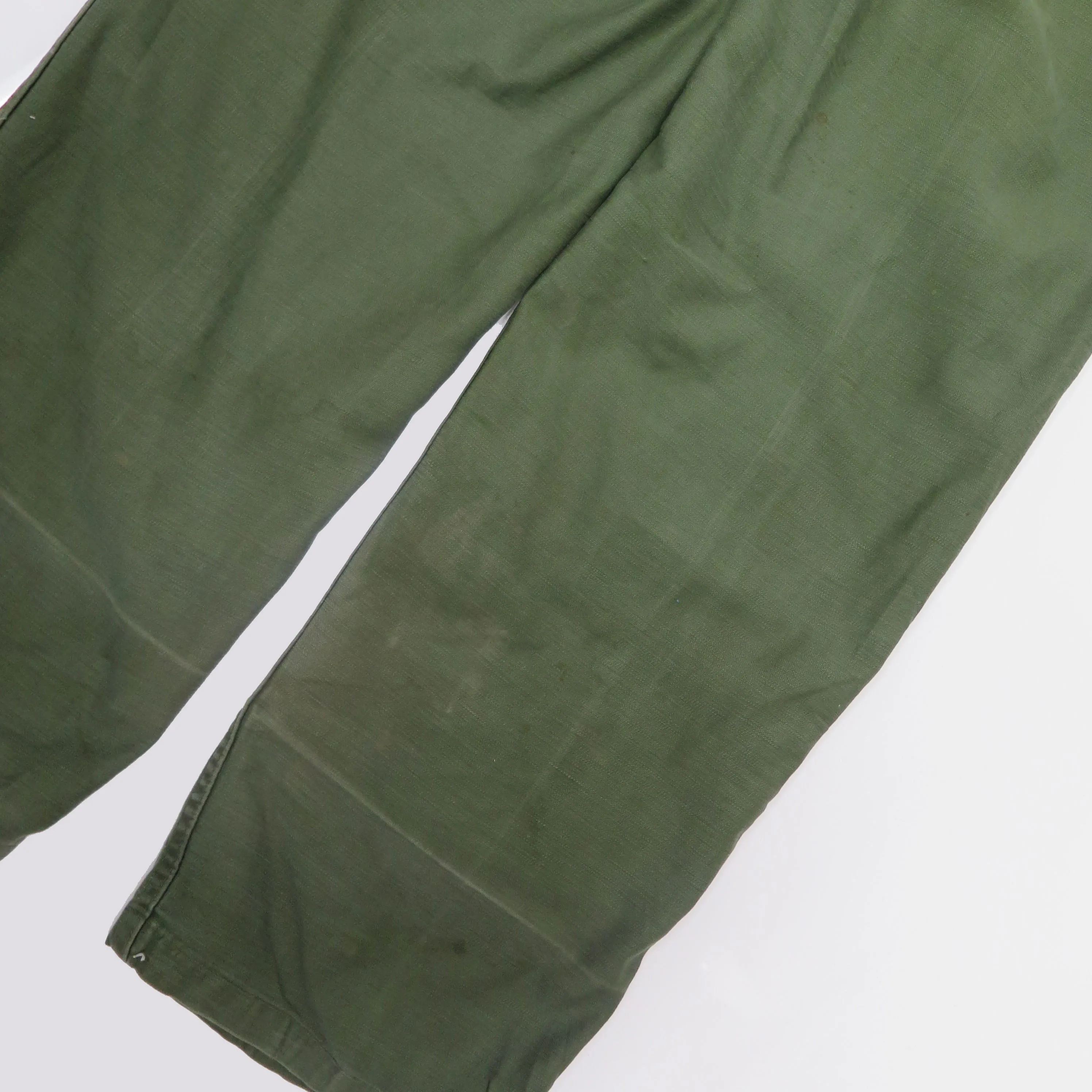 US ARMY UTILITY OG-107 SATEEN TROUSERS PANTS 1961 VIETNAM WAR SIZE W28 L33 SMALL