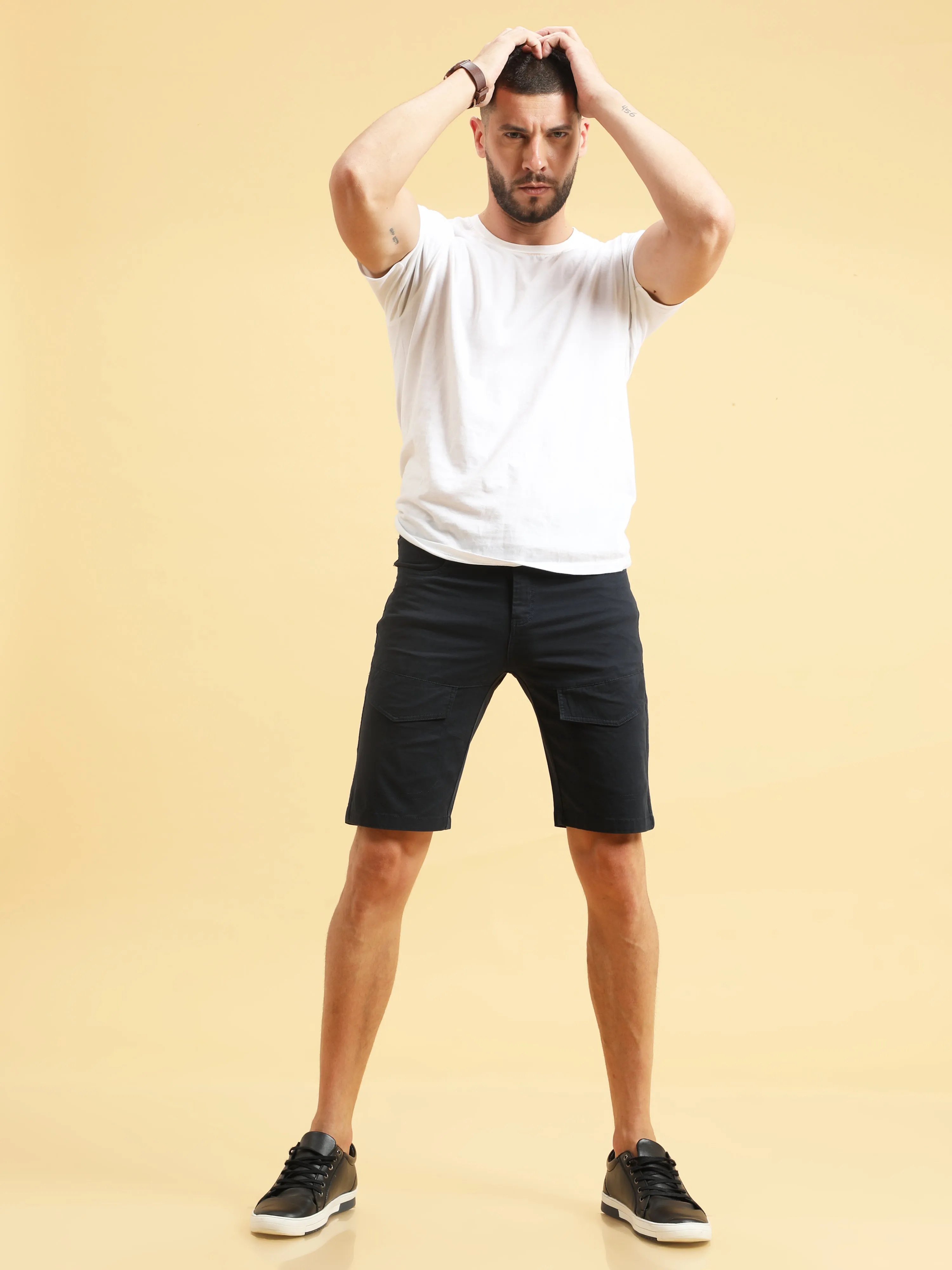 Vibrant Navy Blue Shorts