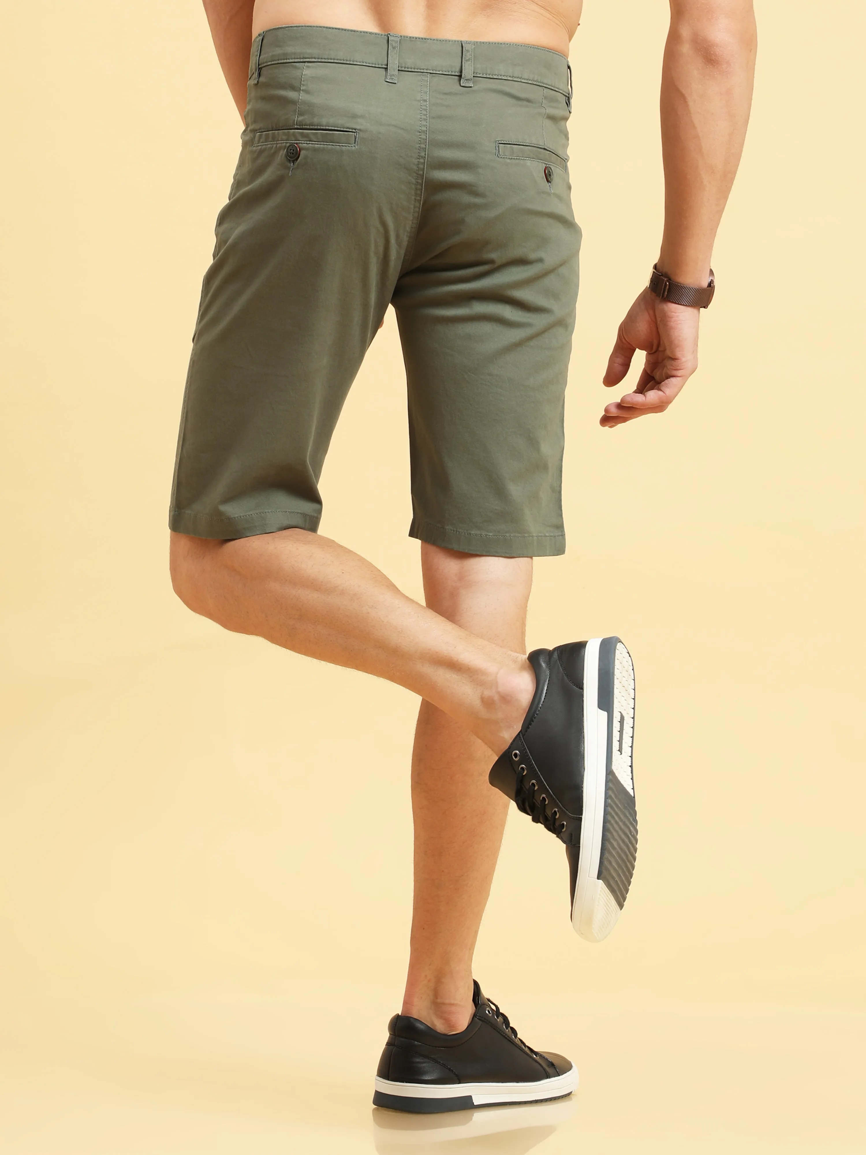 Vibrant Olive Shorts