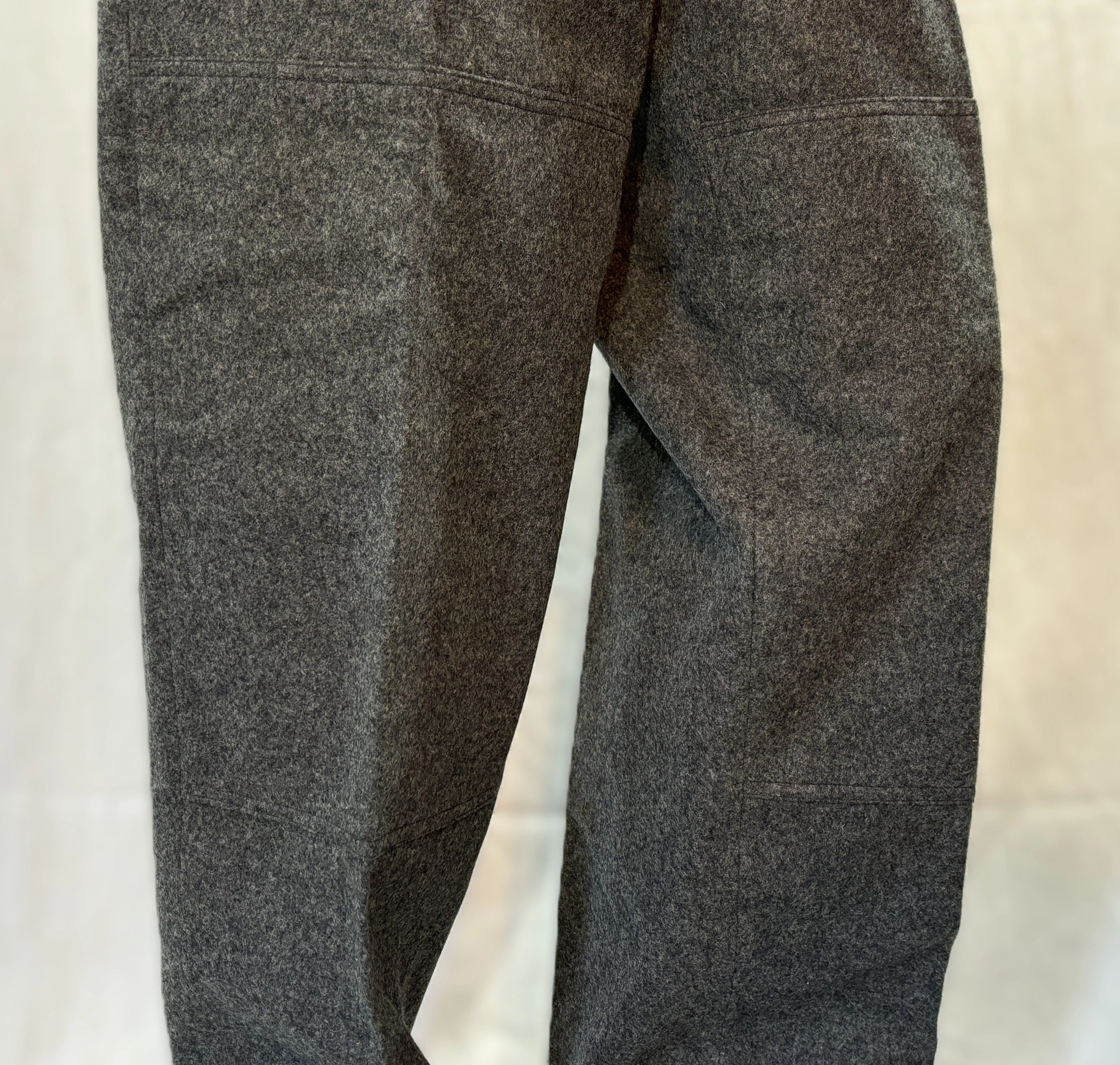 Vintage West German Civil Defense Wool Trousers - Rare