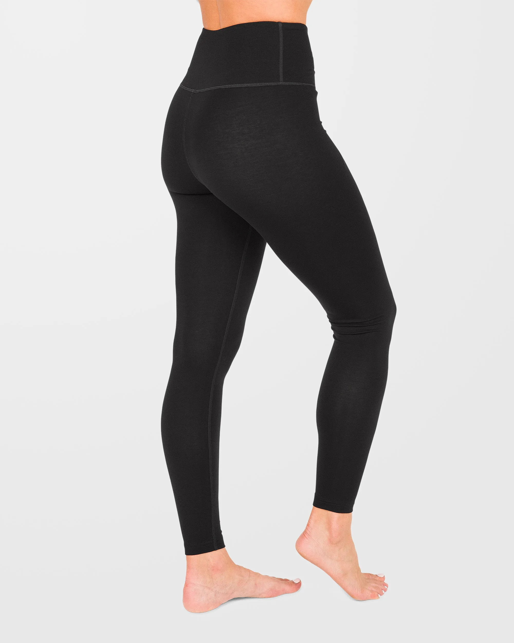 W Merino Blend Base Layer Legging - Black