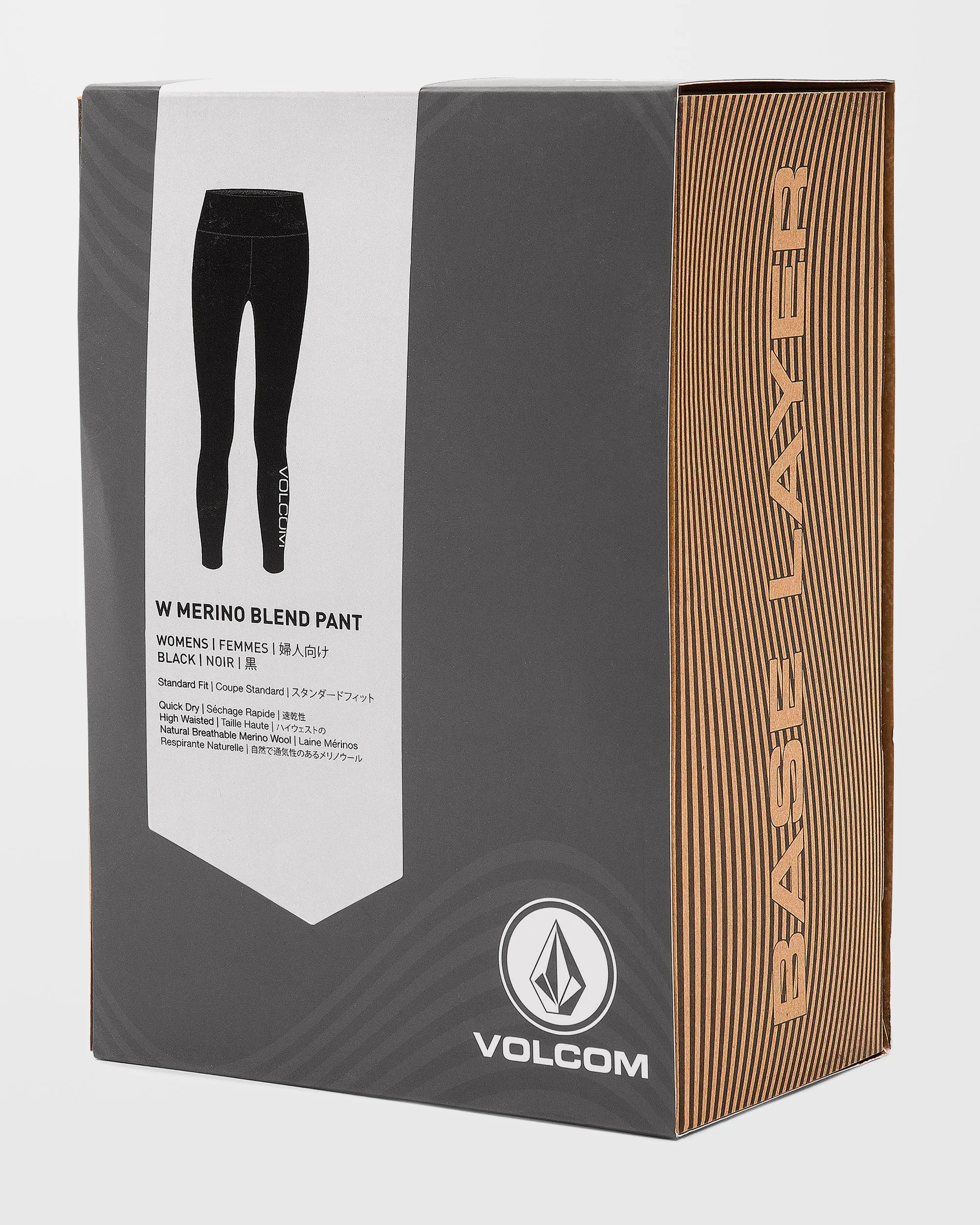 W Merino Blend Base Layer Legging - Black