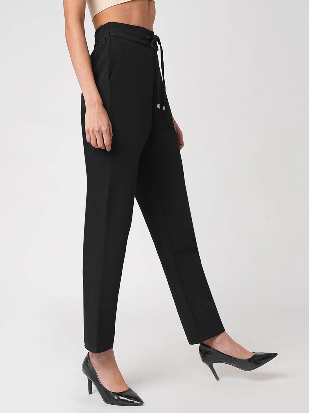 Women Mid-Rise Slim Fit Trouser