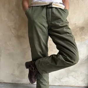 Wool Lined Military Trousers