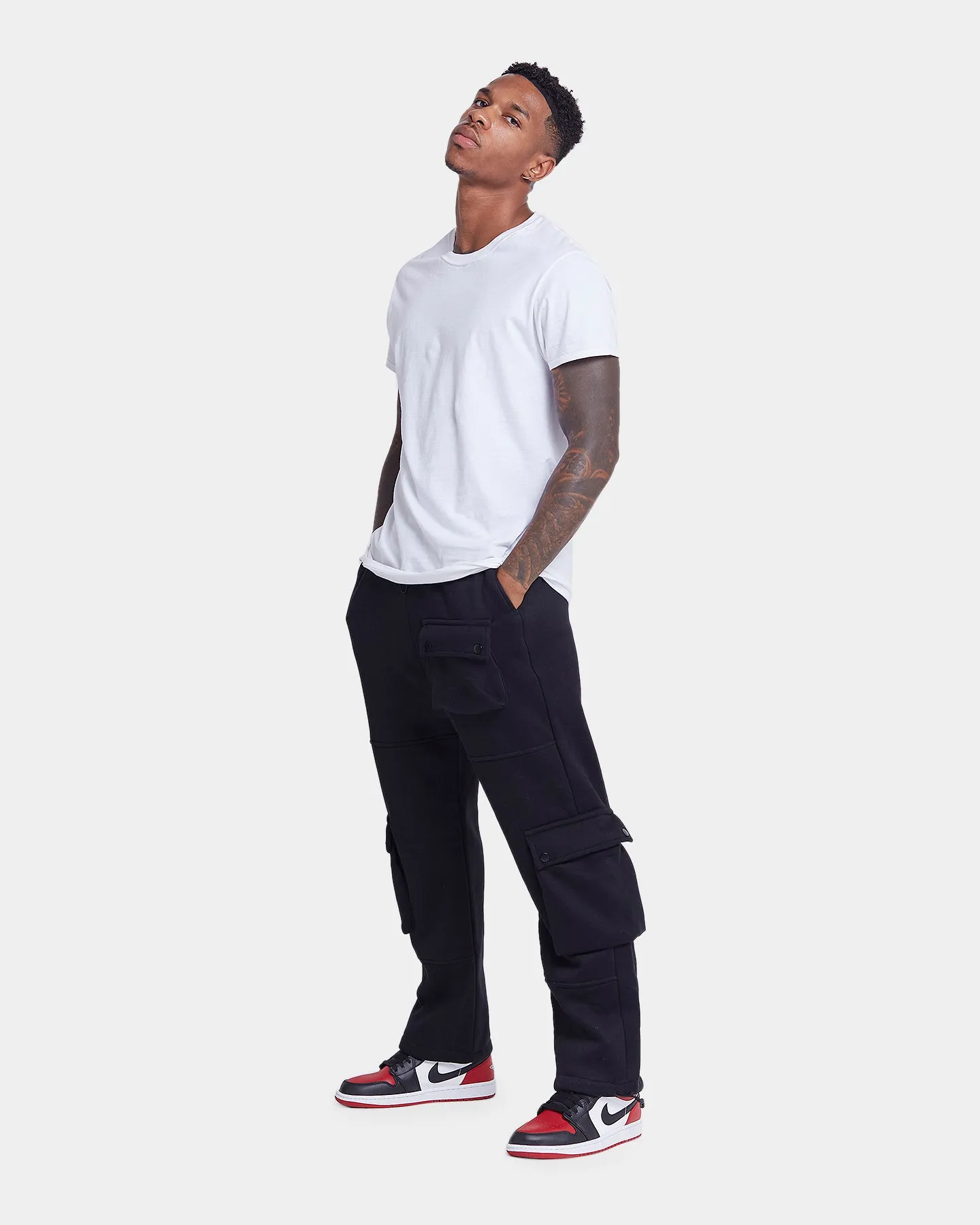 XXIII Utility Cargo Sweatpants Black