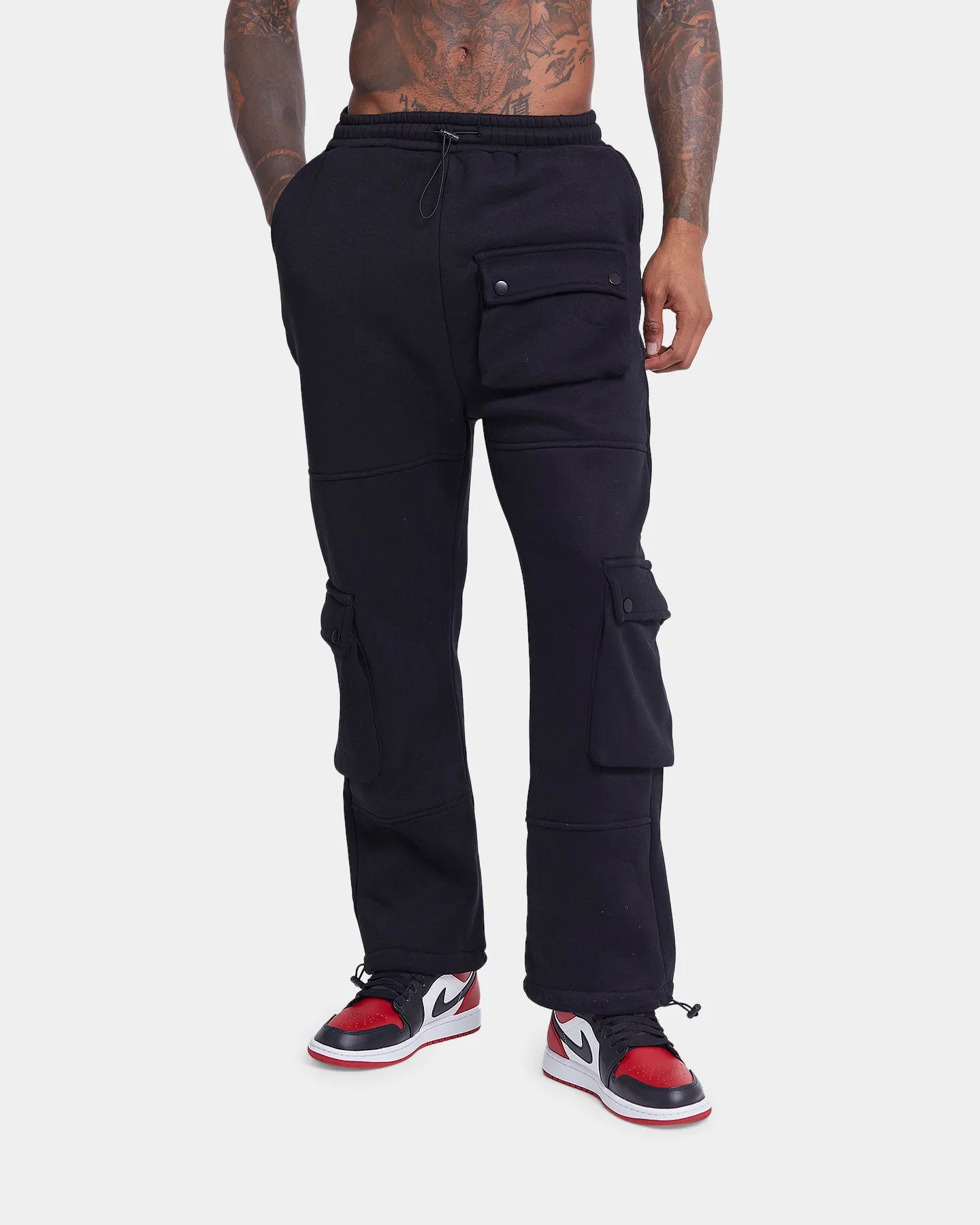 XXIII Utility Cargo Sweatpants Black