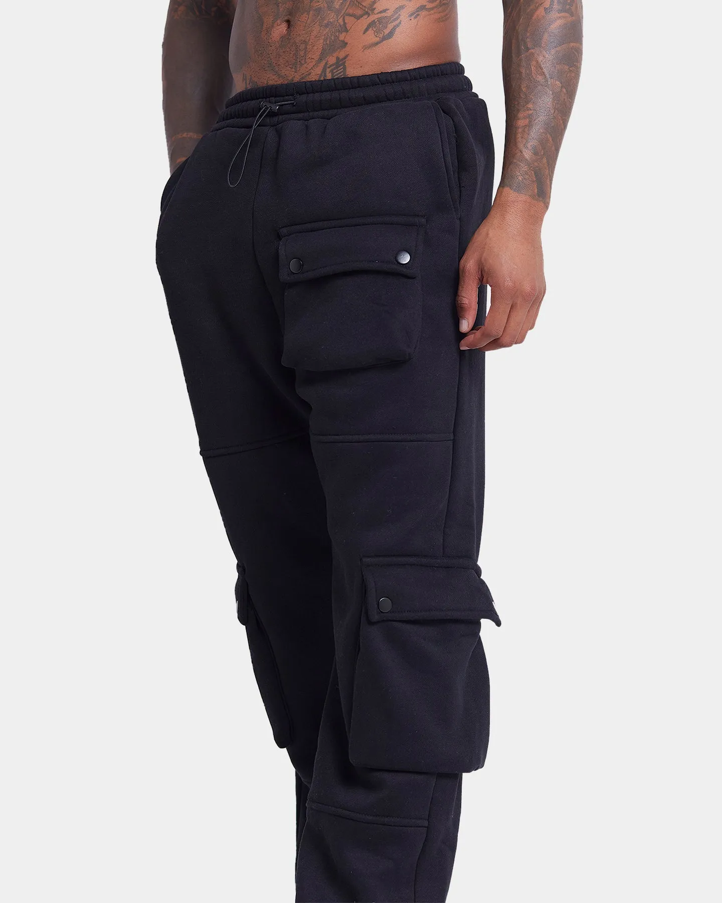 XXIII Utility Cargo Sweatpants Black